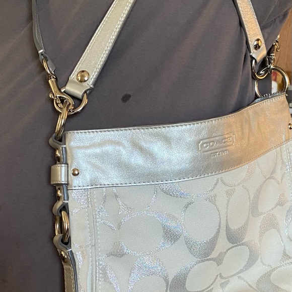 Silver Coach Purse - Picture 3 of 7